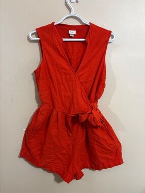 A New Day Red Romper- Small